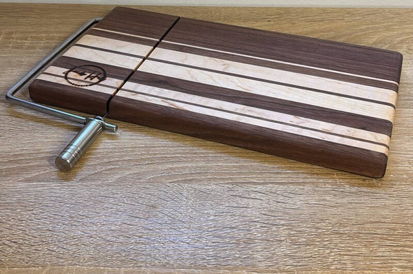 Walnut & Maple Cheese Slicer (Left Handed)