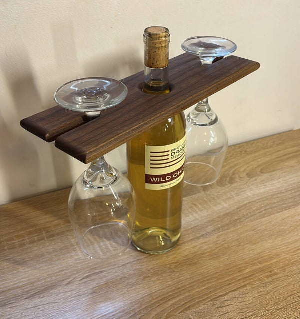 Walnut Wine Caddy
