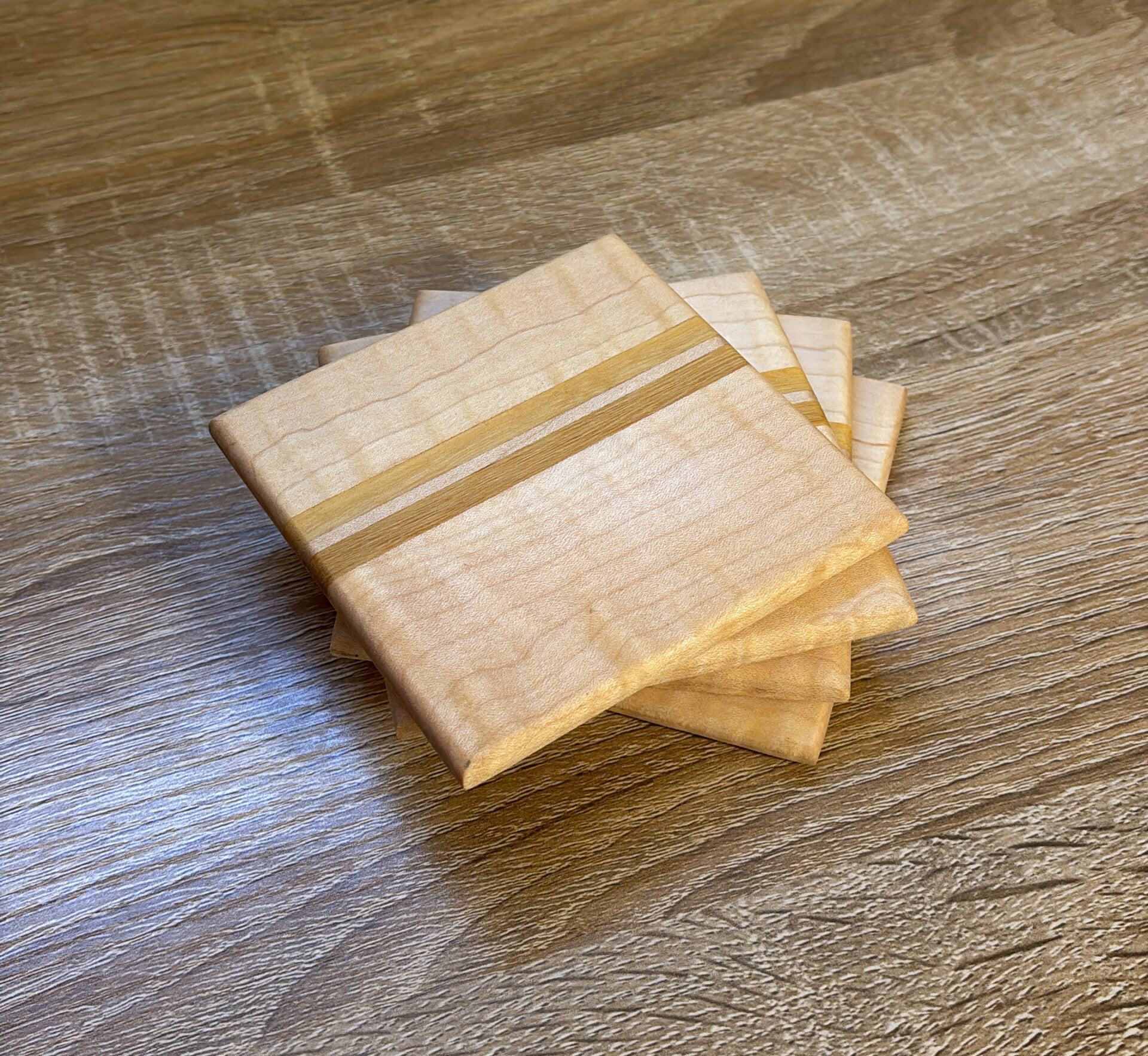 Maple & Yellowheart Coasters
