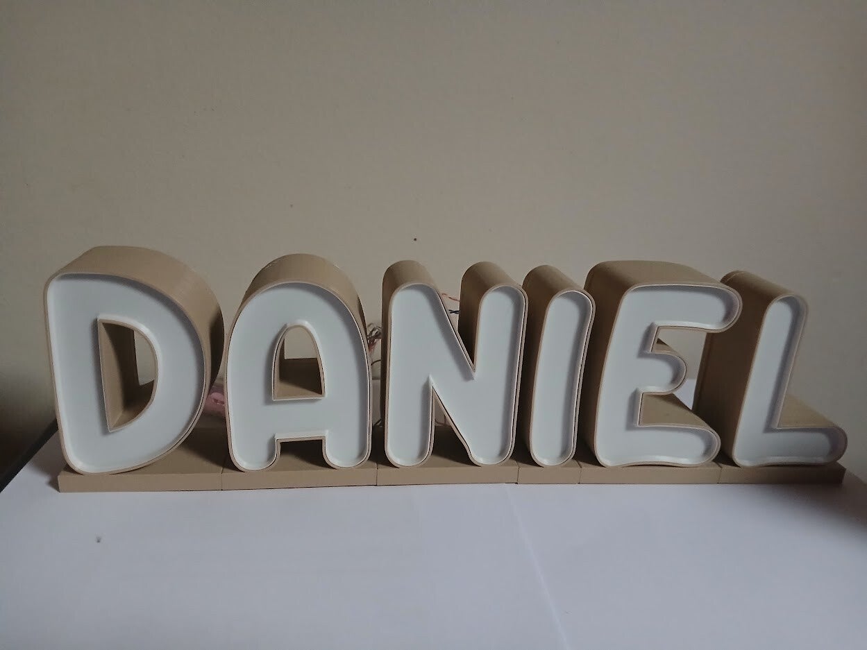 Lampe prénom personnalisable