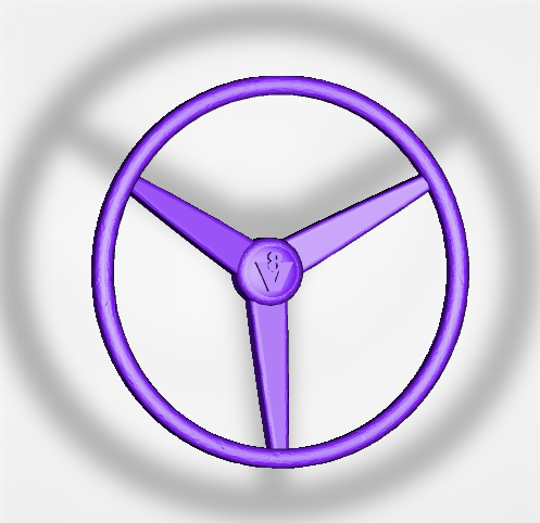 Volant 3 branches scania