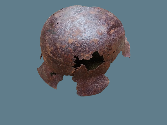 German relic helmet