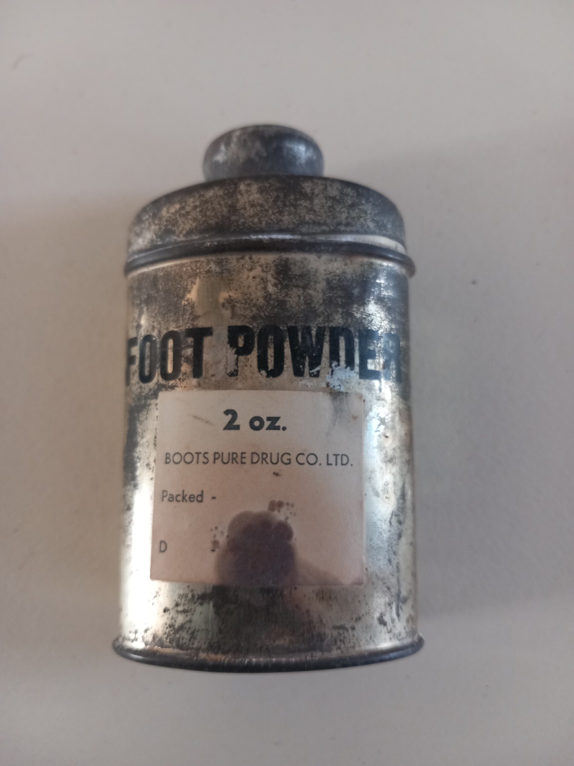 Brits Canadees Foot powder wo2