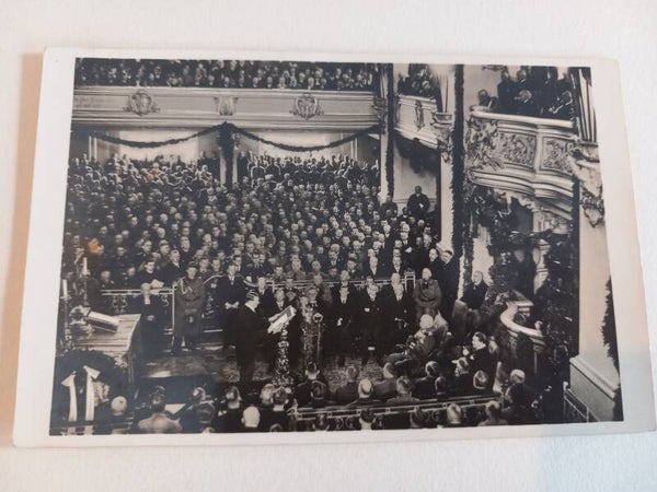 Ansichtkaart Staatakt Potsdam speech Hitler - Potsdam Hitler