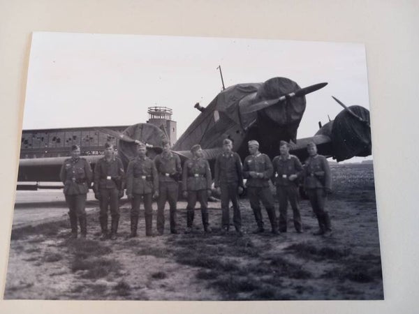 Foto vliegveld Bergen Junkers 52 mei 1940- airfield Bergen Netherlands