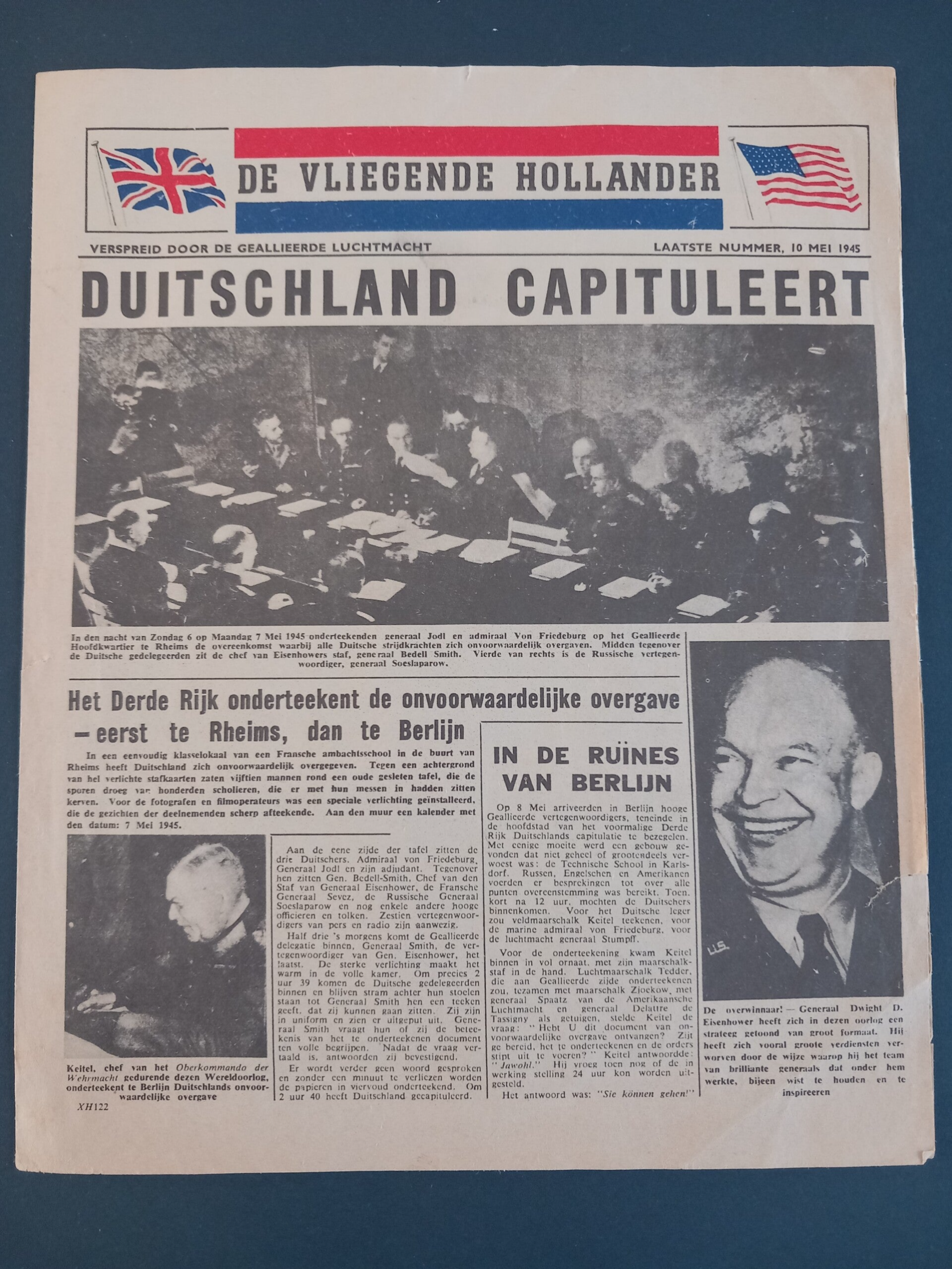 De vliegende Hollander Duitsland capituleert 1945