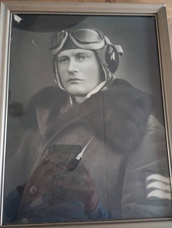 Luftwaffe piloot portret - Luftwaffe pilot photo large