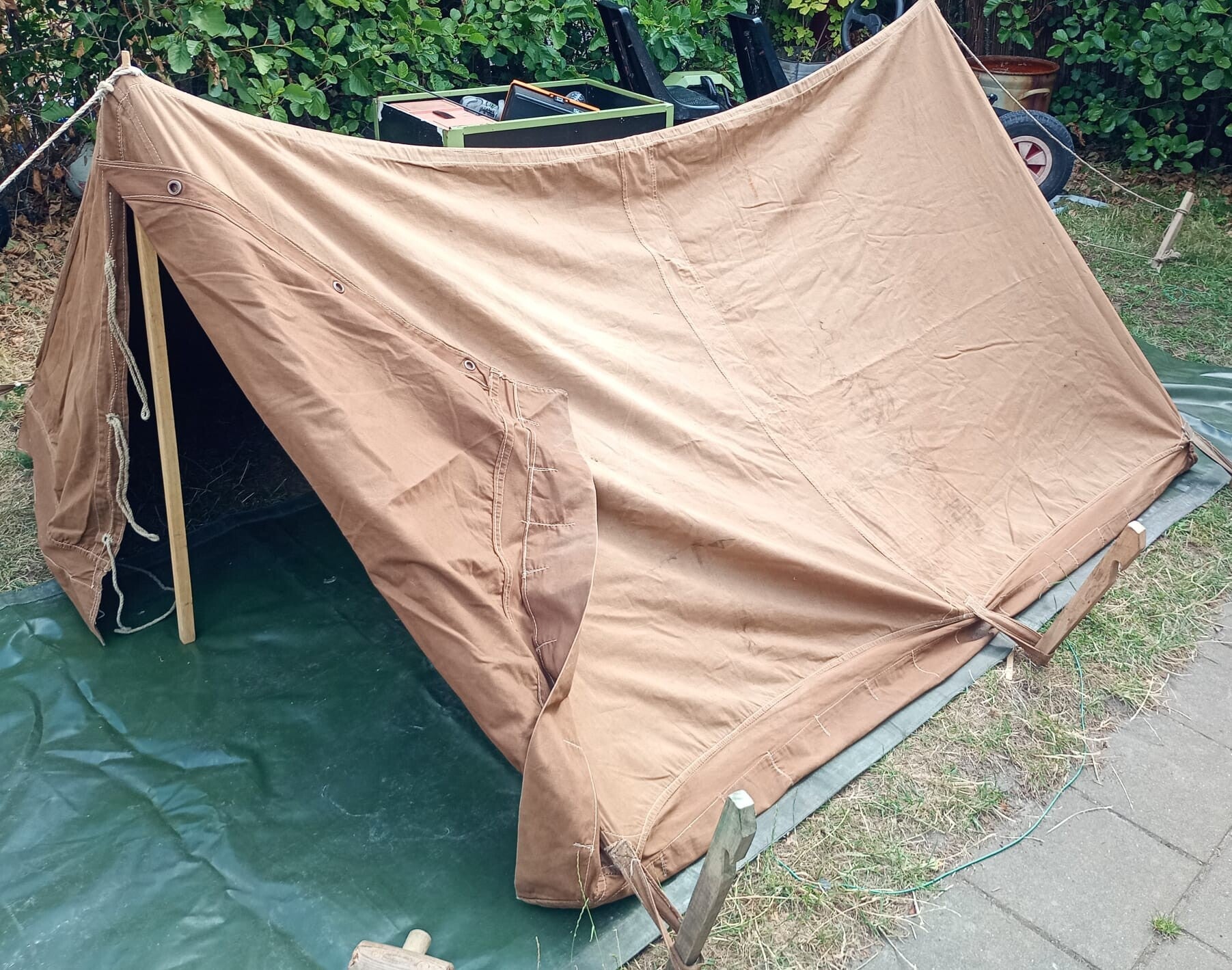 Britse tent tweepersoons 1944. Tent UK  ww2