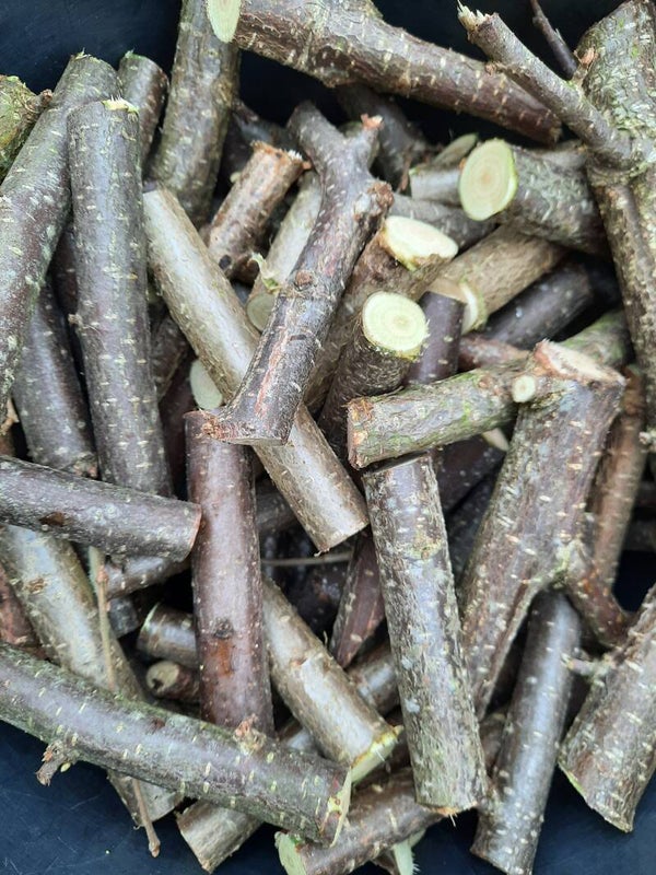 DIY hazelnoot hout