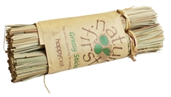 DIY Happy pet grassy sticks