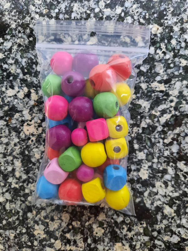 DIY gekleurde kralen