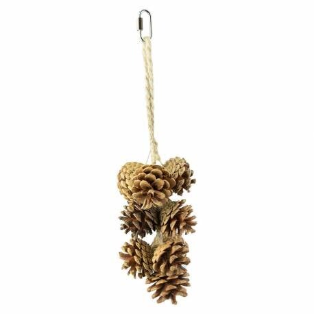 Back Zoo Nature pine cone garland