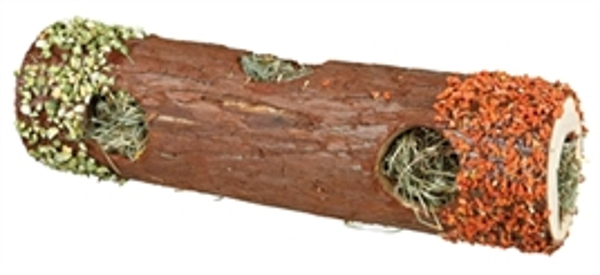 Trixie tunnelbuis met hooi, hibiscus en wortel