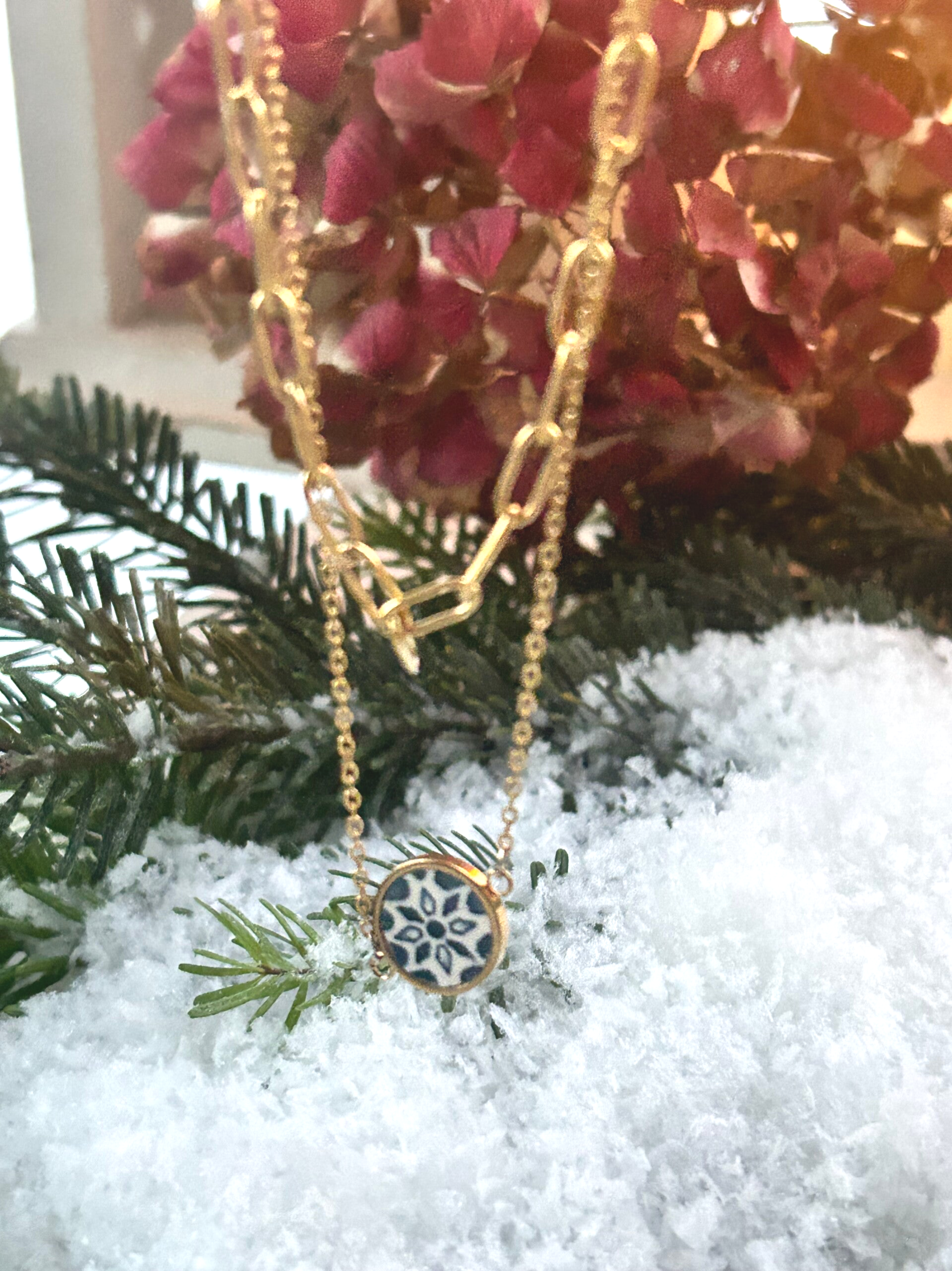 Collier double chaîne - Renée