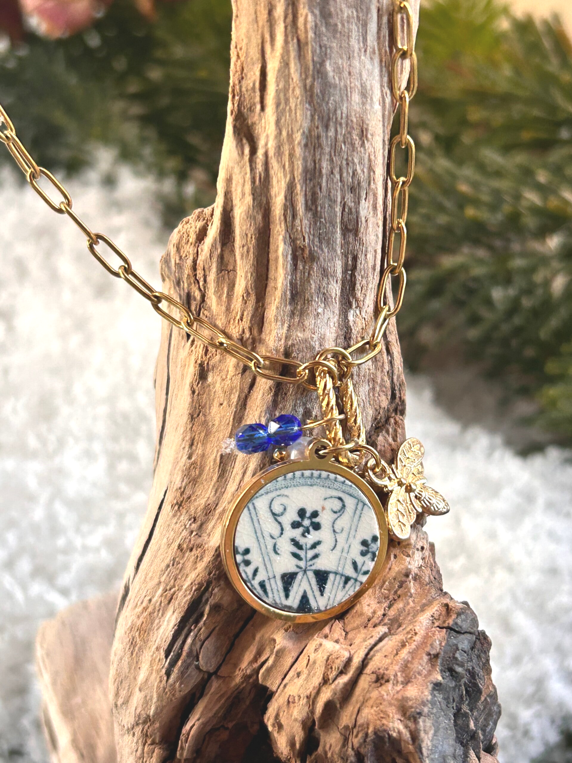 Collier Charm’s - Evantail - Longwy