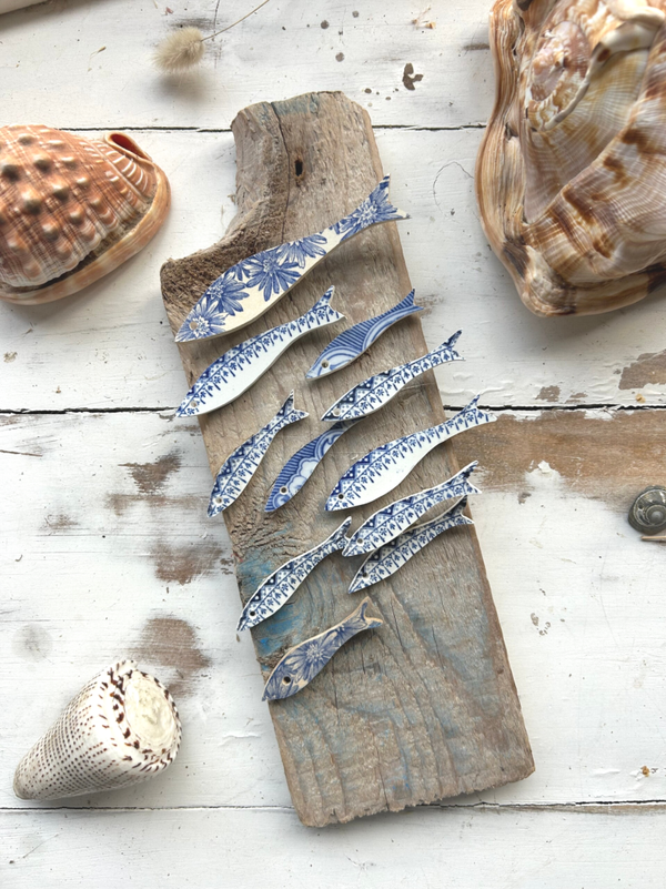 Tableau mural - Banc de poissons en faïence - Lisbonne