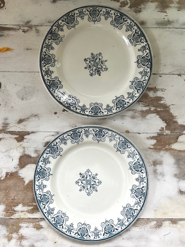 Duo d’assiettes Régence