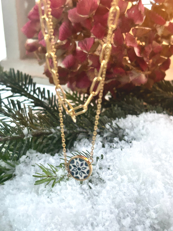 Collier double chaîne - Renée