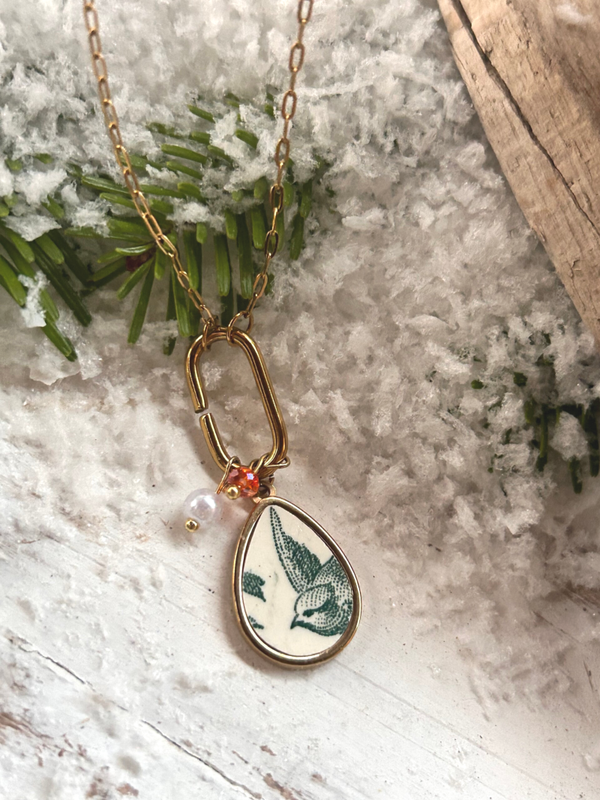 Collier à breloques - l’oiseau