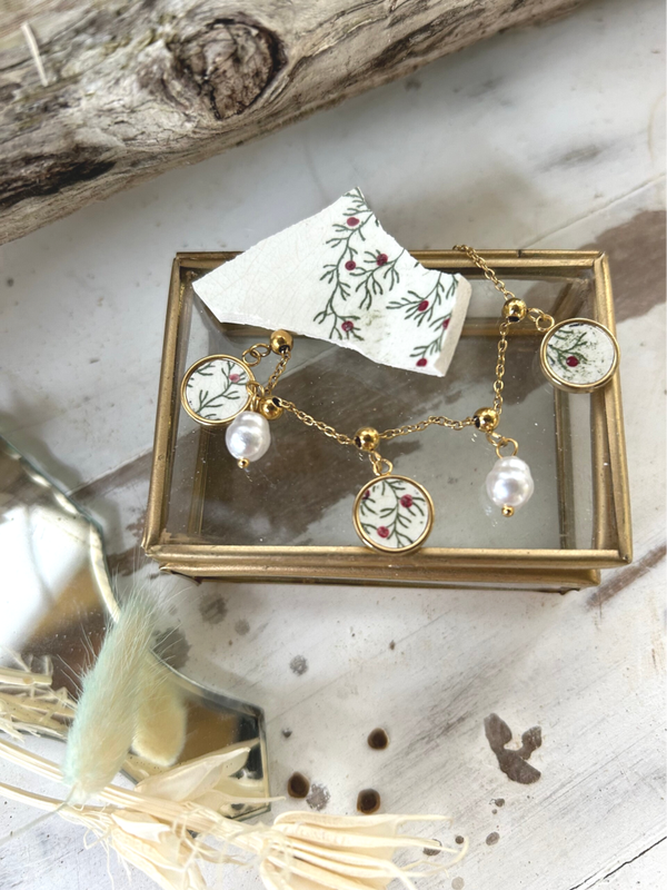 Bracelet « baies rouges »