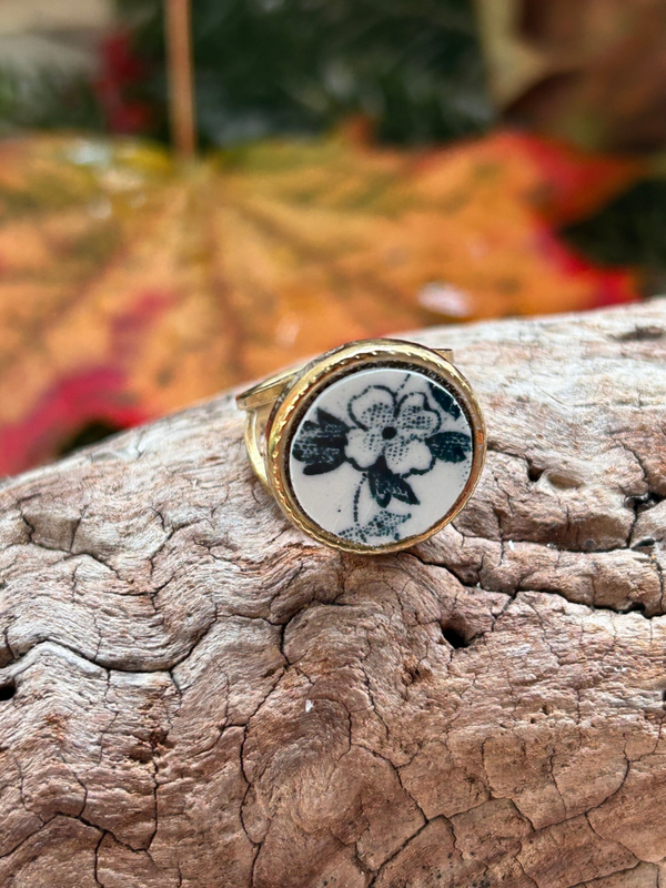 Bague médaillon - Marie Louise - Sarreguemines