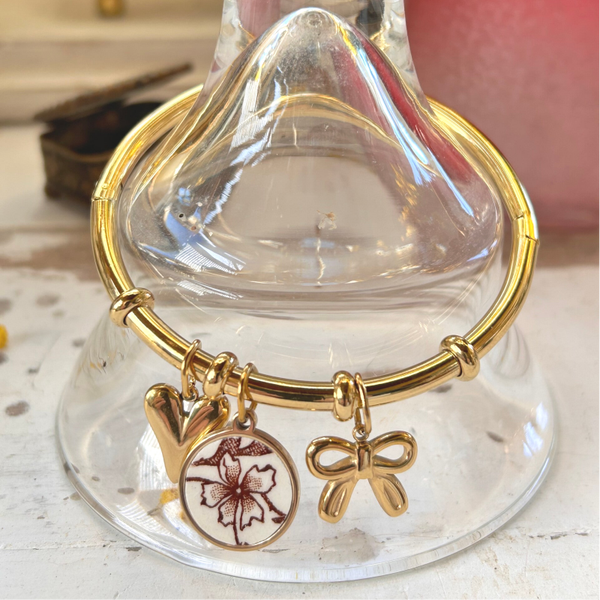 Bracelet jonc - HB - sepia