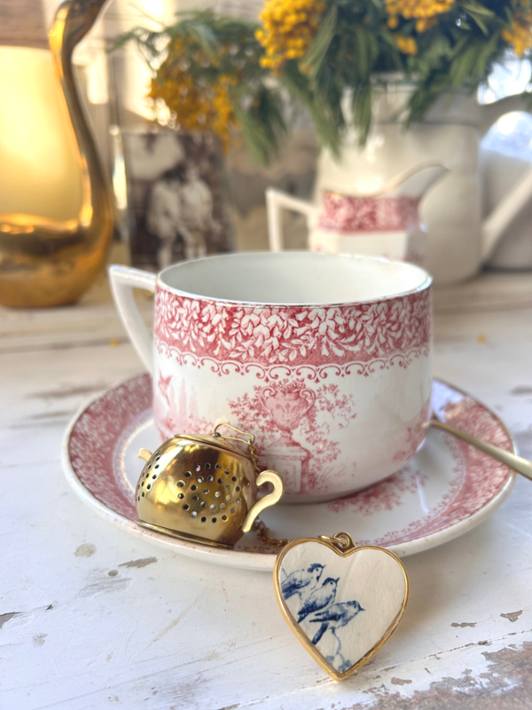 Infuseur a thé - oiseaux sur la branche