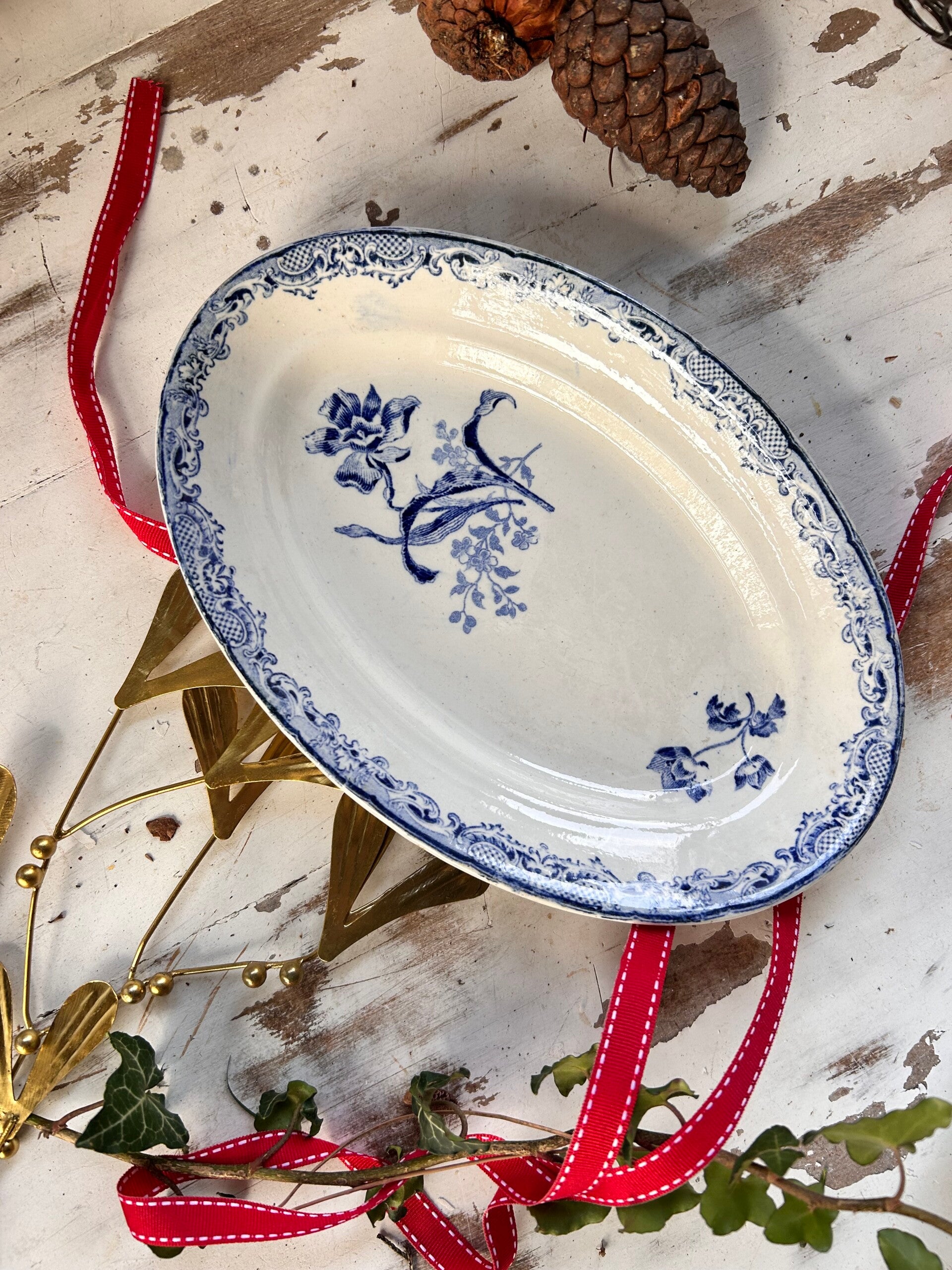 Ravier Sarreguemines - Fontanges - Bleu