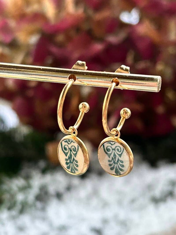 Boucles demi anneau - Maya