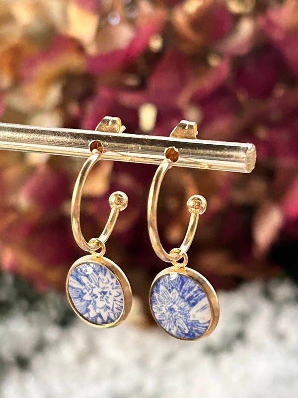 Boucles demi anneau - Marguerite