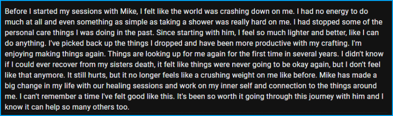 Testimonial from Kathryn W.