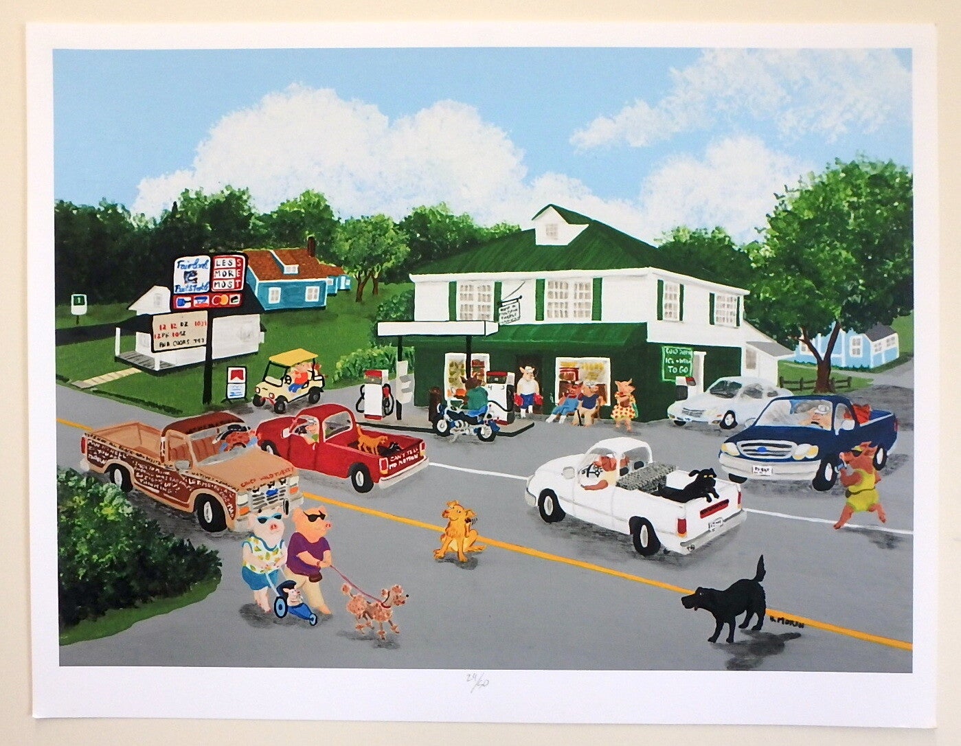 Fairbank Tackle- Tilghman Island 17 x 22 Artist Signed Limited Edition Print