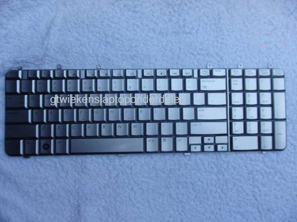 HP SPS-483275-B31 QWERTY Toetsenbord Zilverkleurig Gebruikt 22BB126e