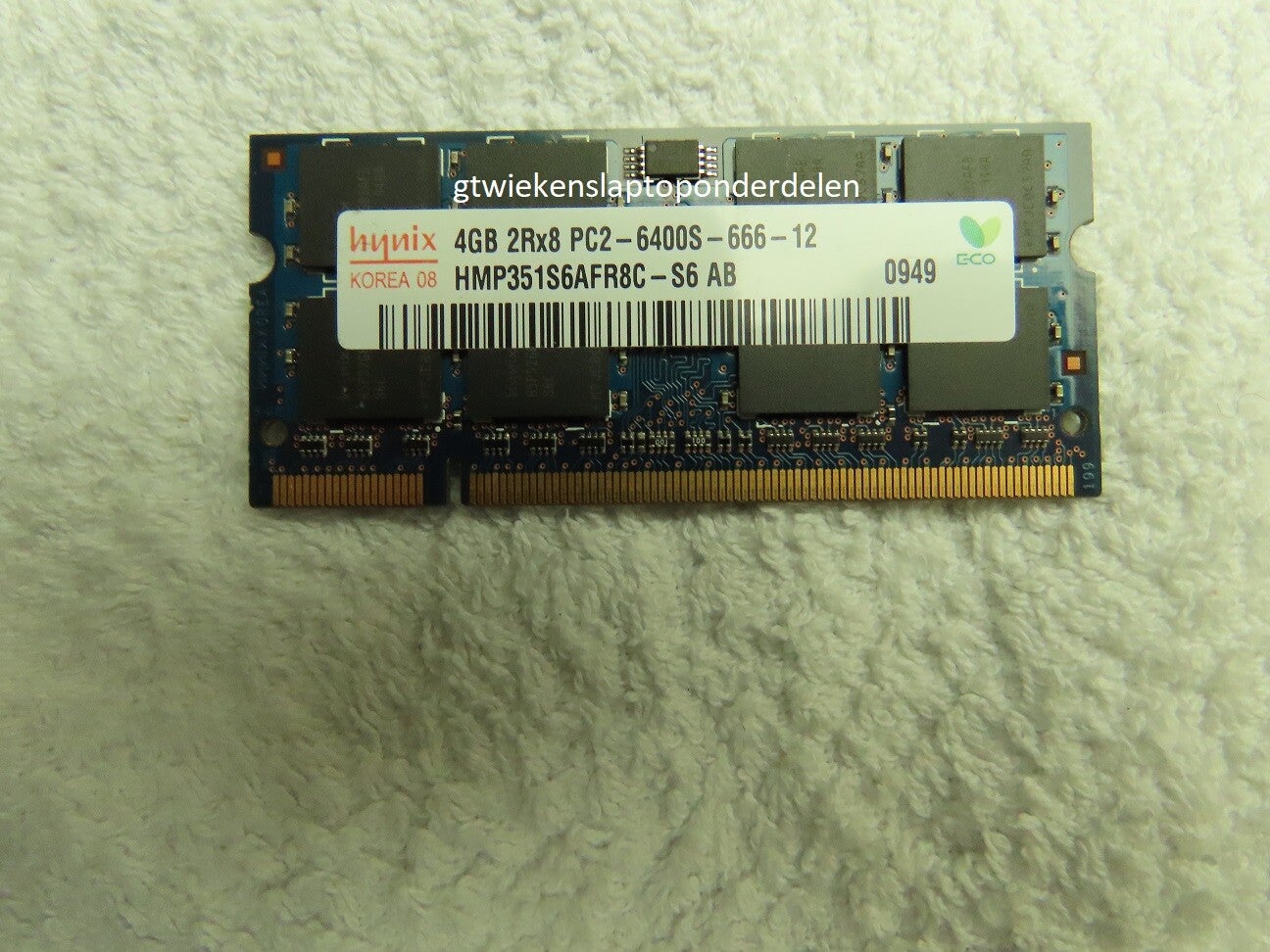 HYNIX 4GB DDR2 2Rx8 PC2-6400S-666-12 Geheugenkaart 22UU105