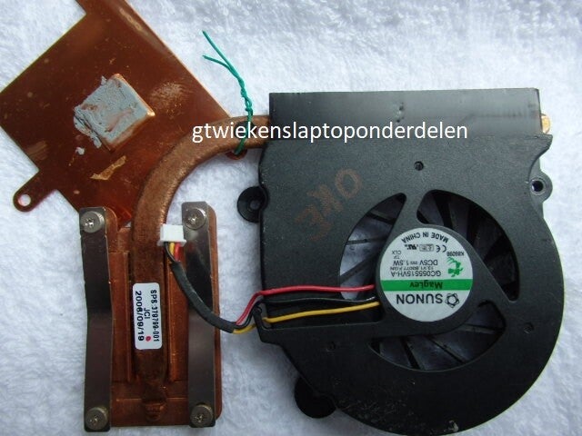 HP Compaq nc8230 Koeler + Ventilator  Gebruikt 22CC120Kv