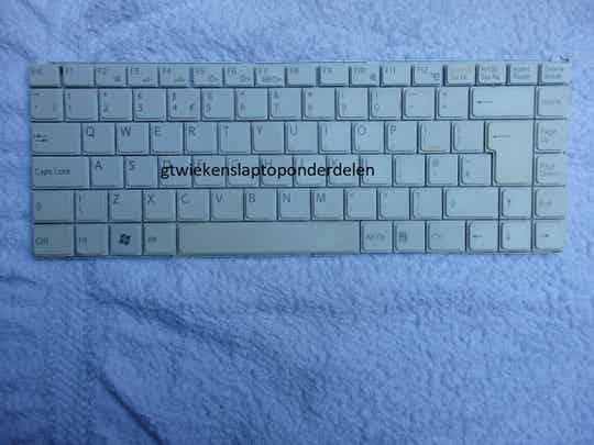Sony Vaio Toetsenbord QWERTY VGN-N N250, wit 81-31105001-24/K070278B1 Gebruik 22BB123e