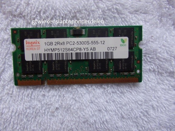 HYNIX Geheugen 1GB 2Rx8 PC2-5300S-555-12 Gebruikt DDR2 1Gb 202180017