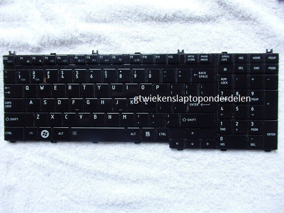 Toshiba Satellite L555D-57005 Toetsenbord Qwerty Gebruikt 202111209e