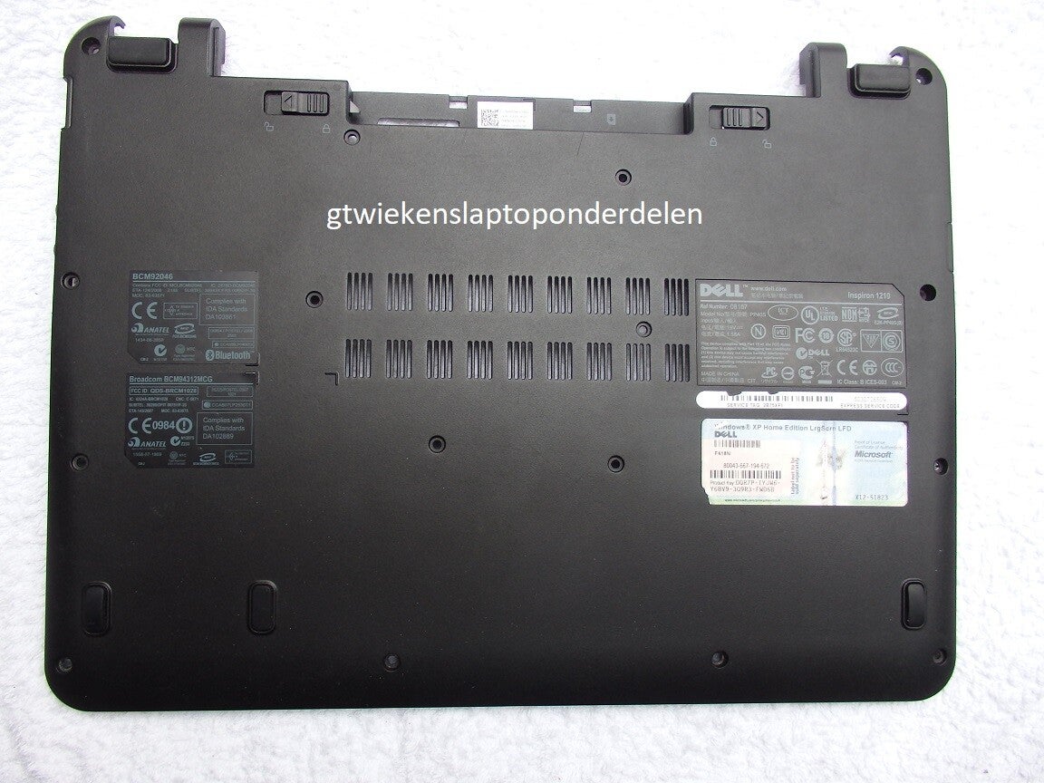 DELL Inspiron 1210 Onderplaat AM05G000100 Gebruikt 22F142/34