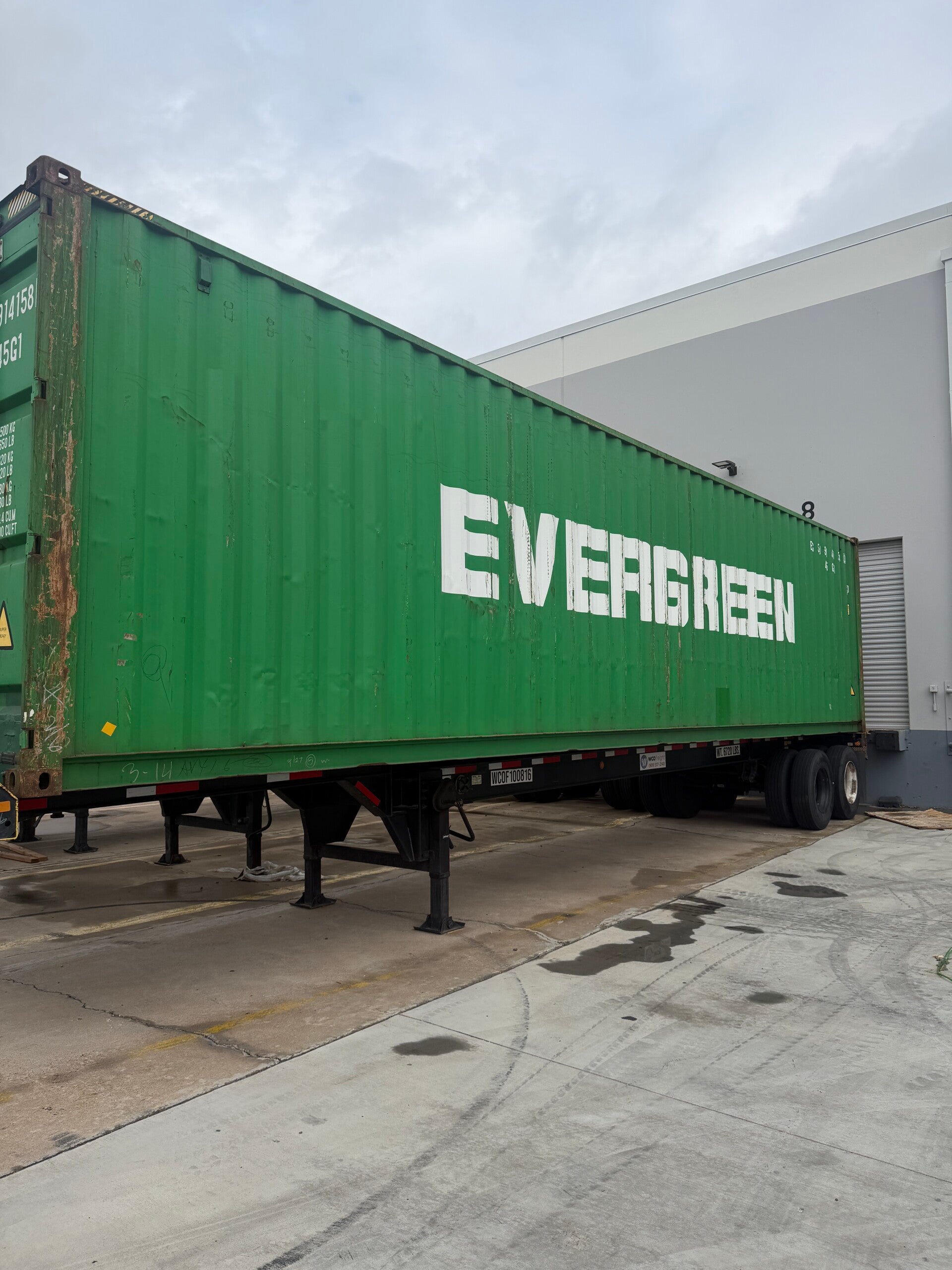 40FT HC Evergreen cargo worthy 030