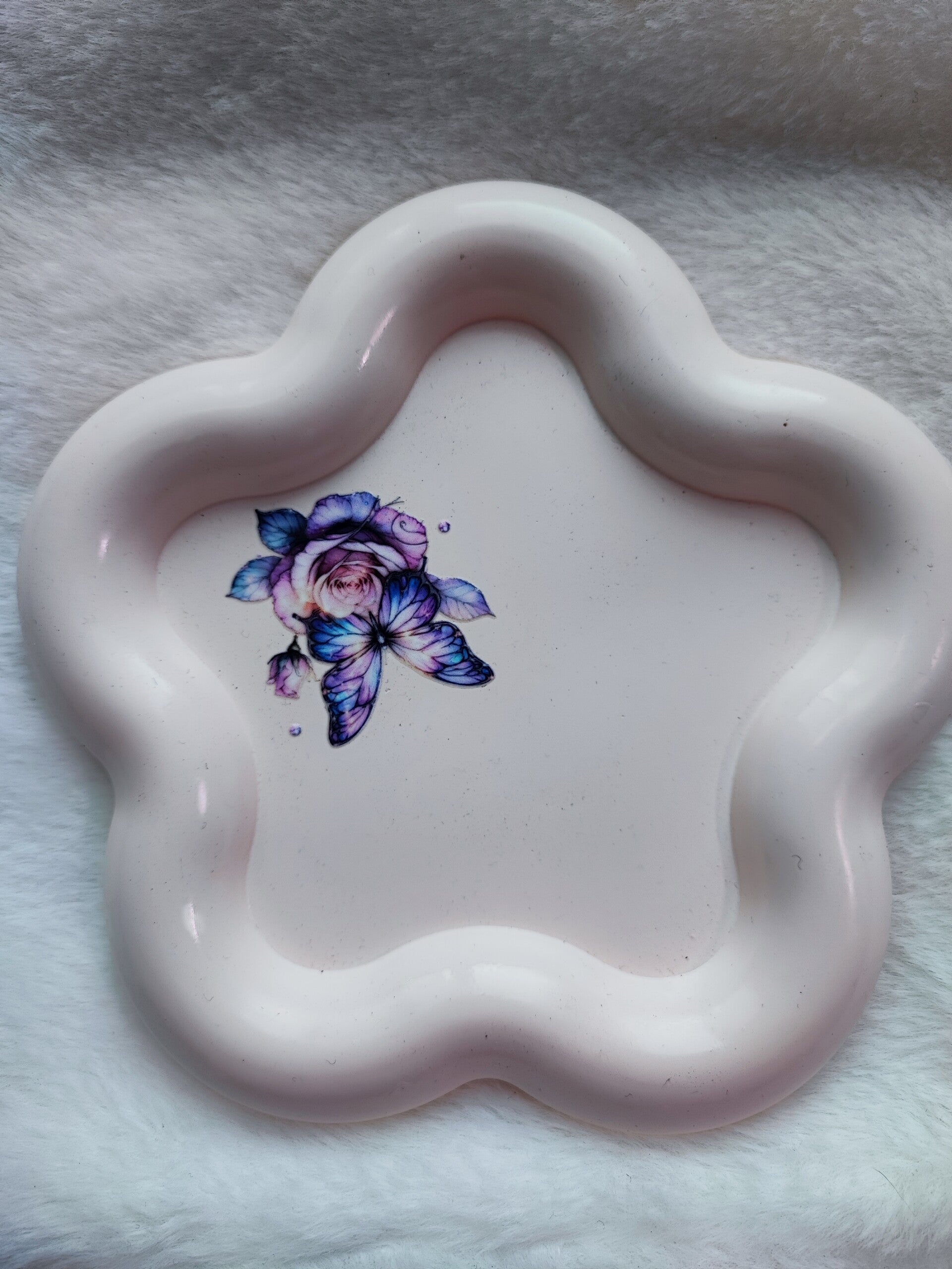Vide poche décoratif papillon