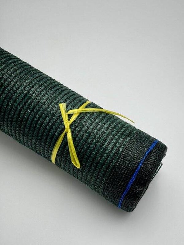 Zichtdoek / zichtbreeknet – 1,5 x 25 m – 75% schaduw – donkergroen