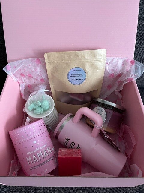 Box Maman Rose Cocooning - Douceur & Détente Assurée -