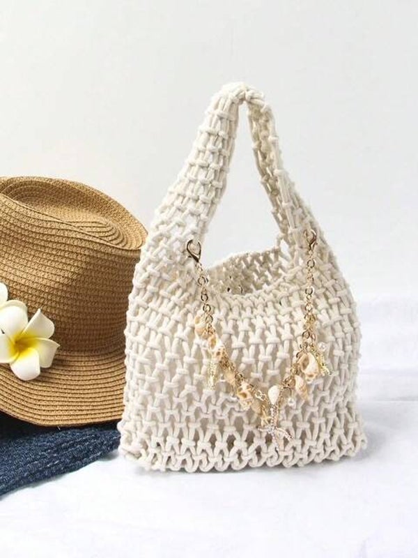 Sac à main tissé Éclat Riviera - Élégance Bohème -