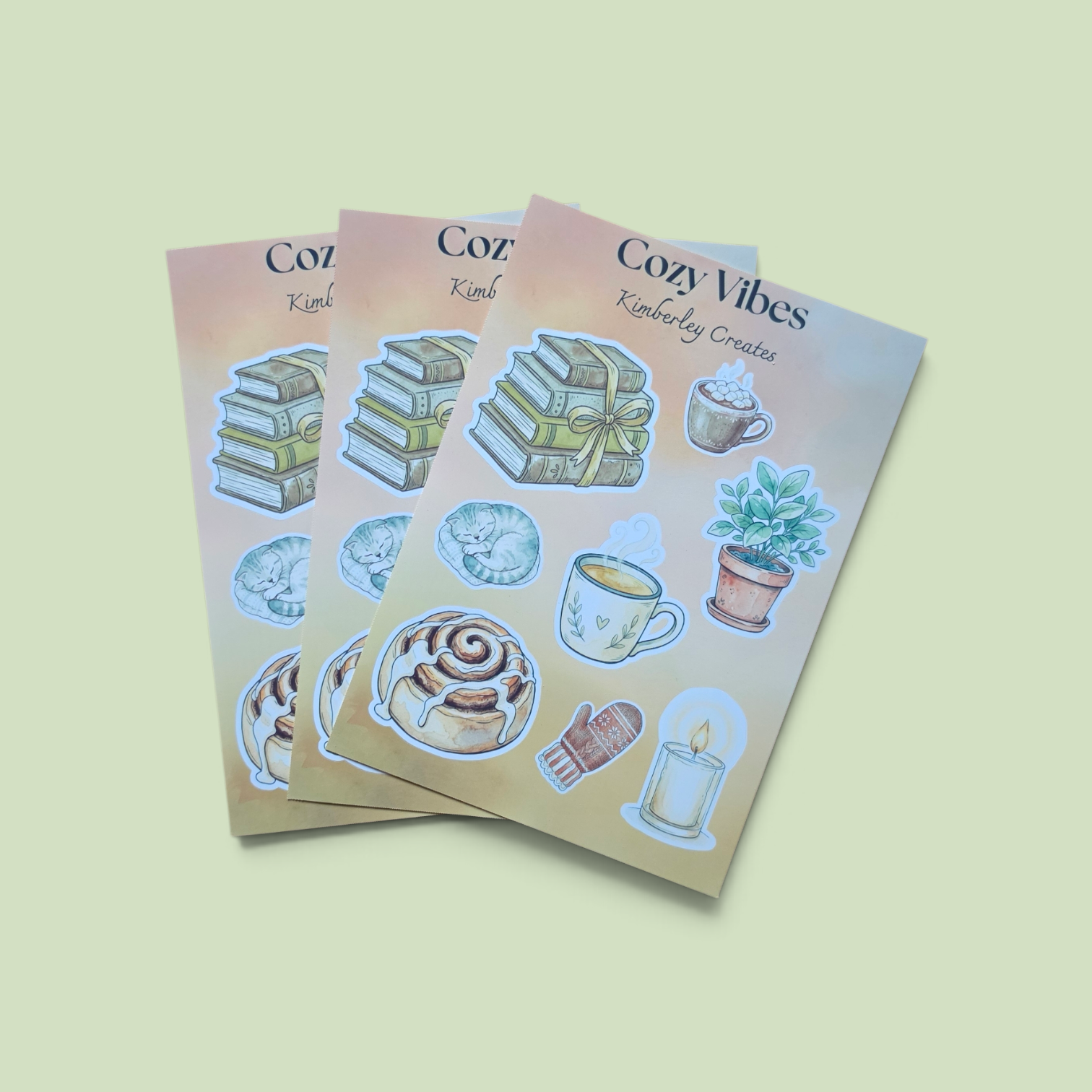 Stickervel Cozy Vibes