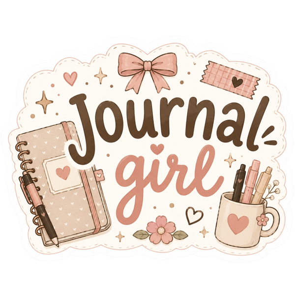 Sticker Journal Girl
