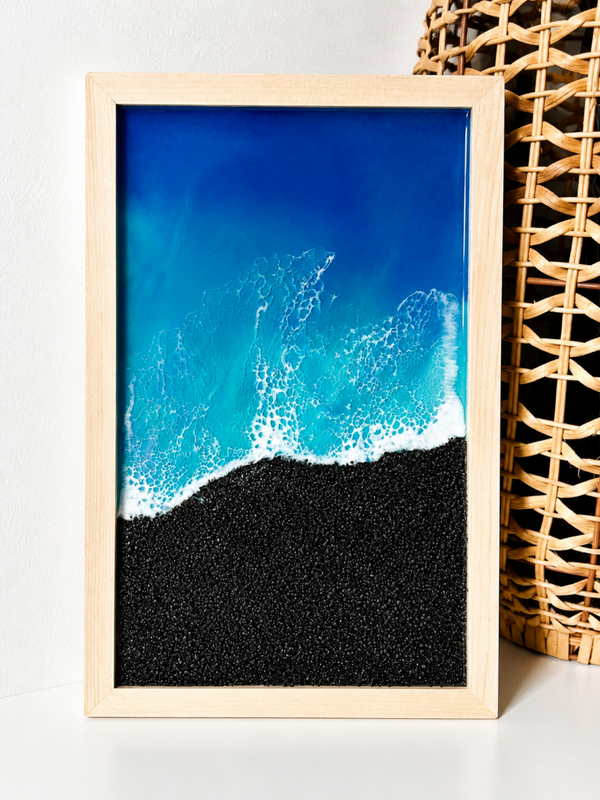 Tableau plage noir