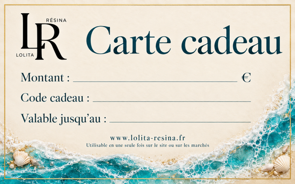 Carte cadeau Lolita Résina