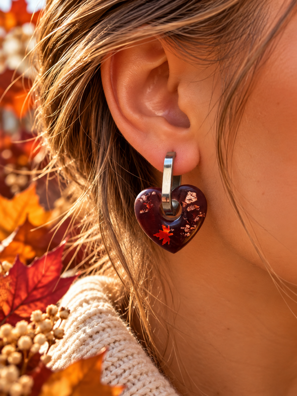 Boucles d’oreilles, automne 2