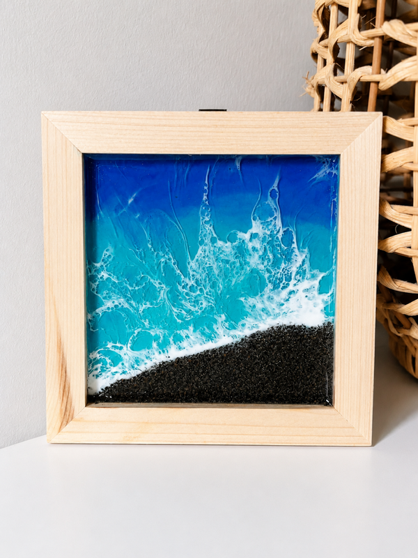 Mini tableau plage noir